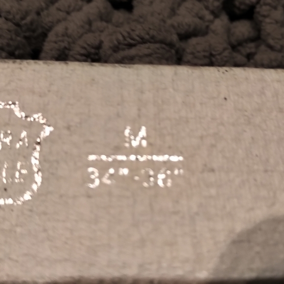 Steel belt buckle with colourful rhinestone and white leather belt! - Picture 5 of 6